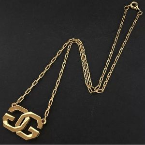 Givenchy GG logo Necklace Gold Plated #14